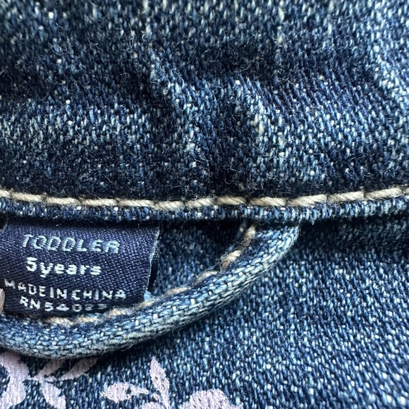 Gap Butterfly Embroidered Jean Jacket - Picture 5 of 7